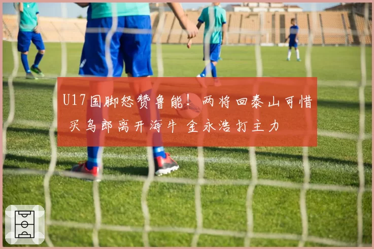 U17国脚怒赞鲁能!两将回泰山可惜 买乌郎离开海牛 金永浩打主力