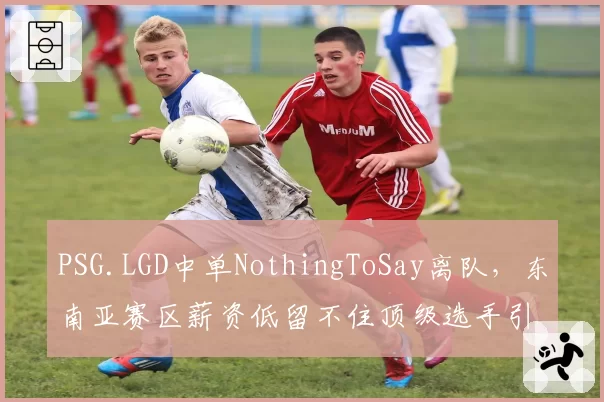 PSG.LGD中单NothingToSay离队，东南亚赛区薪资低留不住顶级选手引发反思